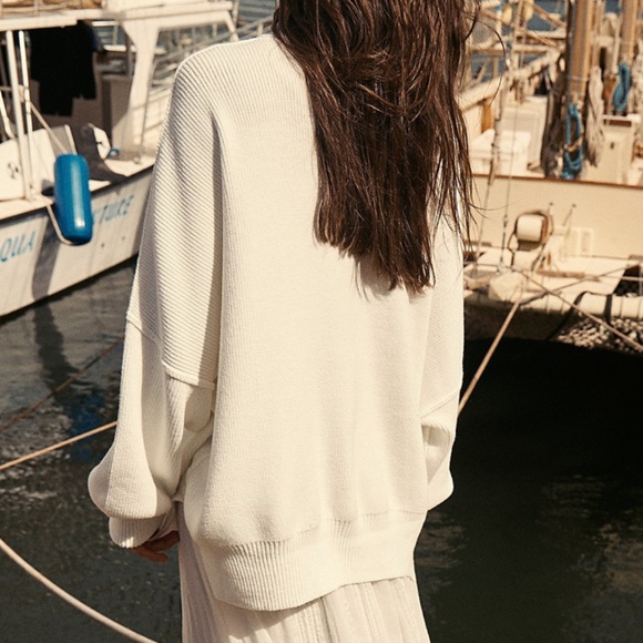 Free People Easy Street Tunic Sz M White - Picture 4 of 4